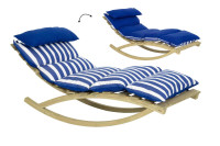 Schaukelliege Rocking Lounger navy