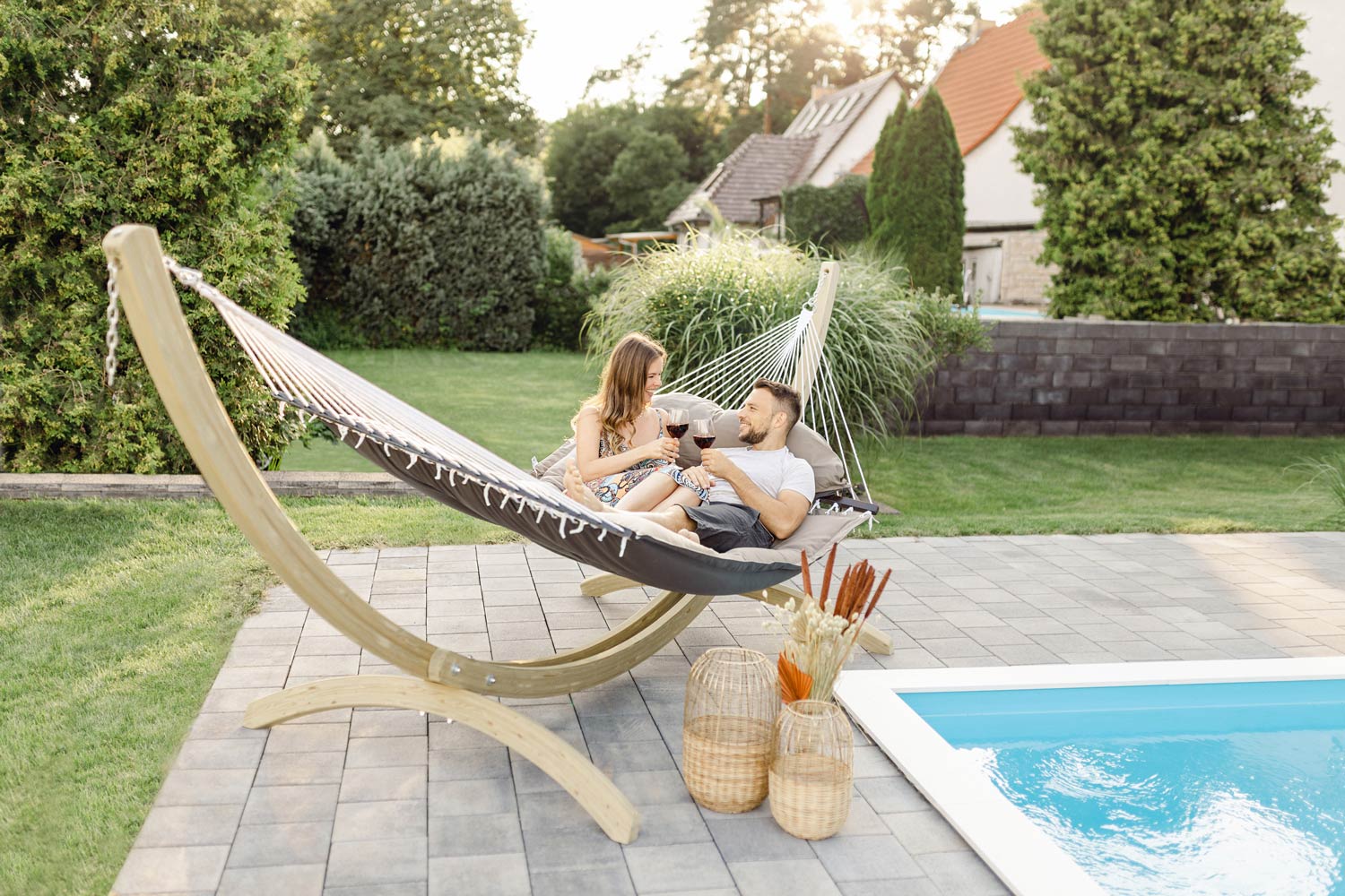 XXL Luxury hammock Fat Hammock - A relaxation oasis for two - video