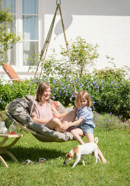 Fauteuil suspendu Swing Nest taupe