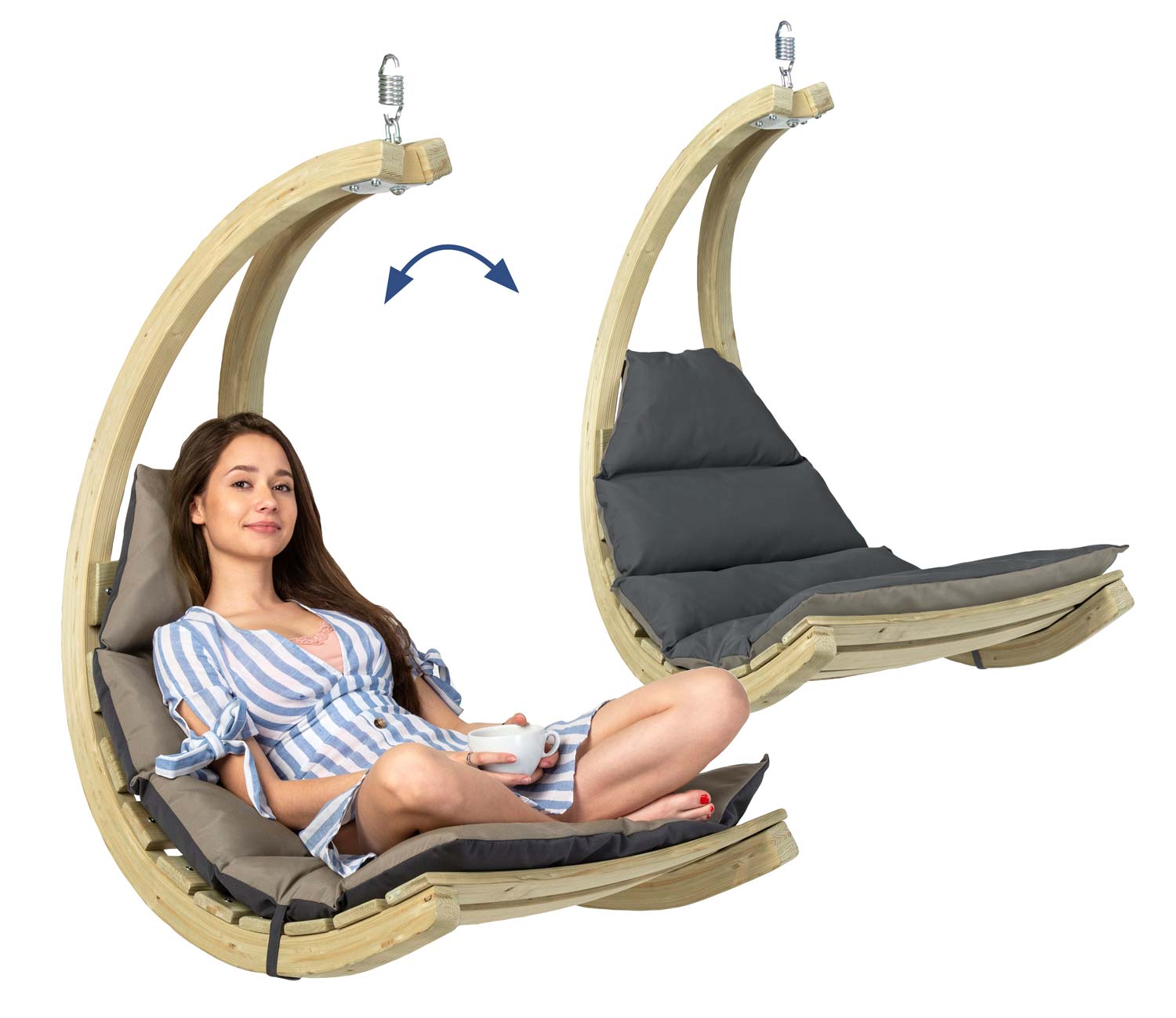 Swing Chair Lounge Chair Hang and swing at the very highest level &ndas...