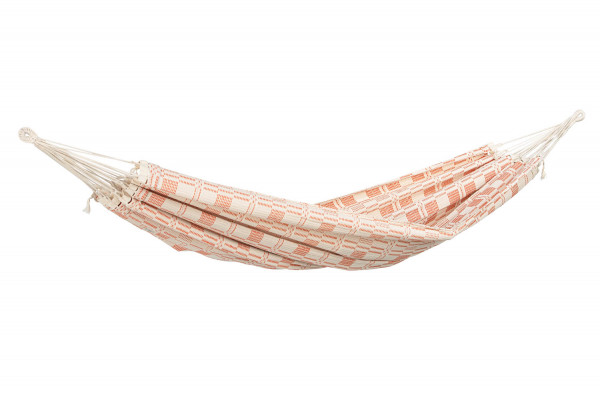 The traditionally woven hammock from Brazil