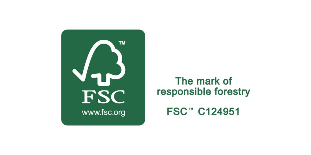 FSC(TM) – certified wood from sustainable forestry