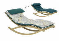 Schaukelliege Rocking Lounger floral