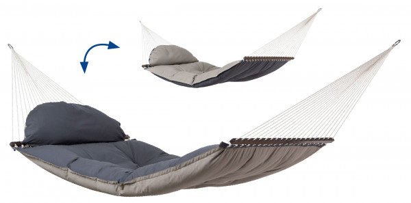 AMAZONAS Fat Hammock- an extra tick lined, super comfortable luxury hammock for the garden