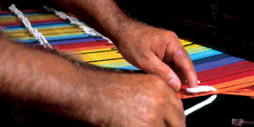 Brazilian hammocks in traditional handcraft