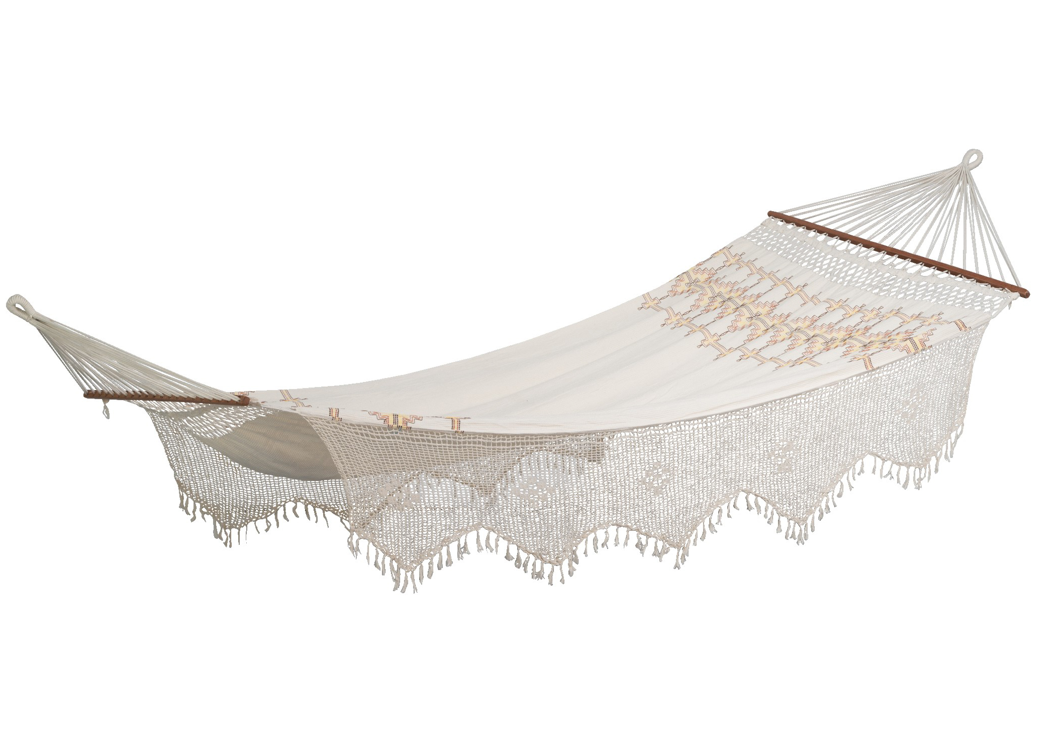 Toile De Hamac Hexagonale XL En Coton Ciré - Thornhill UltraHeavy - 13 Pieds - Fabriqué Au UK